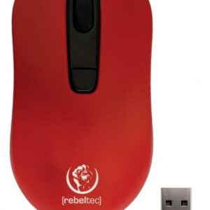 Rebeltec Mysz bezprzewodowa Rebeltec STAR red 800/1000/1600 DPI