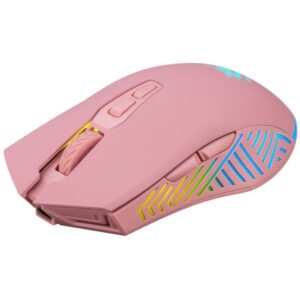 Defender Mysz gamingowa bezprzewodowa PANDORA RF 3200DPI 7P różowa