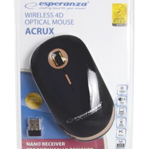 Esperanza Mysz bezprzewodowa optyczna USB Acrux