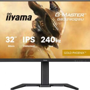 IIYAMA Monitor 32 cale GB3290QSU-B1 1ms,IPS,240Hz,2xHDMI,DP,400cd,1000:1, USB HUBx4, 2x2W, HAS,