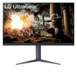 LG Electronics Monitor 32 cale 32GS75Q-B QHD UltraGear 180Hz, 1ms, 400 dc, DP, HDMI, Pivot, HAS
