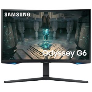 Samsung Monitor 27 cali LS27BG650EUXEN VA 2560x1440 16:9 2xHDMI/1xDP/LAN(RJ45)/2xUSB3.0 1ms(GTG) WiFi/BT głośniki zakrzywiony HAS+PIV 240Hz SMART Gaming 2Yd2d