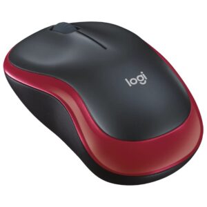 Logitech Mysz bezprzewodowa M185 czerwona 910-002237