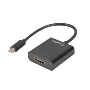 Lanberg Adapter USB CM - HDMI F 15cm czarny