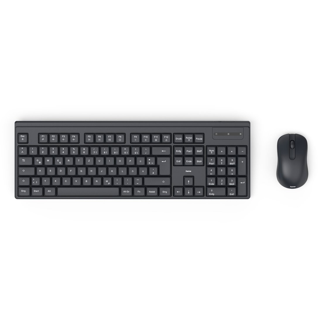 Hama Zestaw klawiatura i mysz WKM-100 Czarny