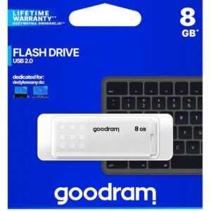 GOODRAM Pendrive UME2 8GB USB 2.0 Biały