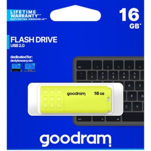GOODRAM Pendrive UME2 16GB USB 2.0 Żółty