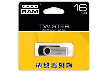 GOODRAM TWISTER 16GB Czarny USB2.0
