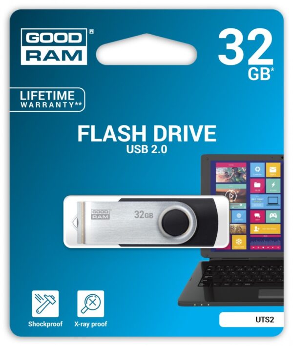 GOODRAM TWISTER BLACK 32GB USB2.0