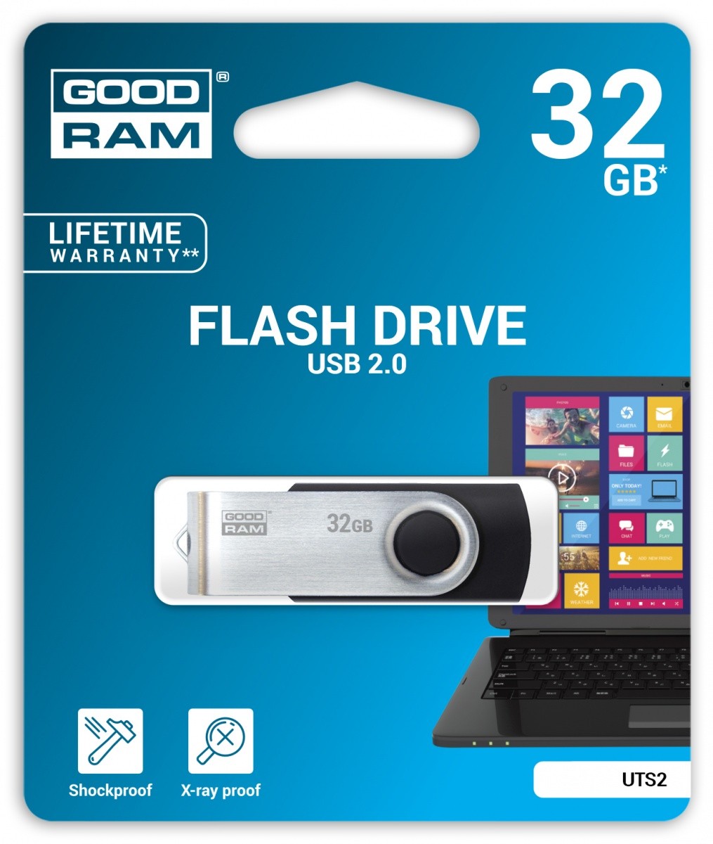 GOODRAM TWISTER BLACK 32GB USB2.0