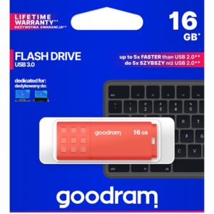 GOODRAM Pendrive UME3 16GB USB 3.0 Pomarańczowy