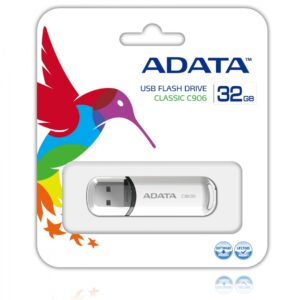 Adata Pendrive DashDrive Classic C906 32GB USB2.0 białe