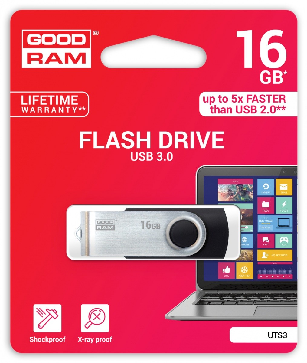 GOODRAM TWISTER CZARNY 16GB USB 3.0