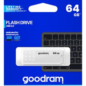 GOODRAM Pendrive UME2 64GB USB 2.0 Biały
