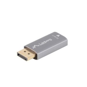 Lanberg Adapter Displayport(M)- HDMI(F)4K srebrny