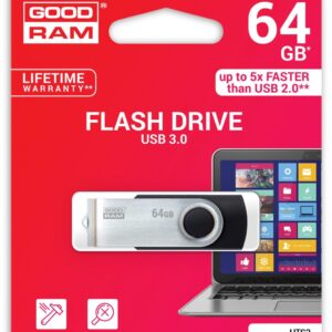GOODRAM TWISTER CZARNY 64GB USB3.0