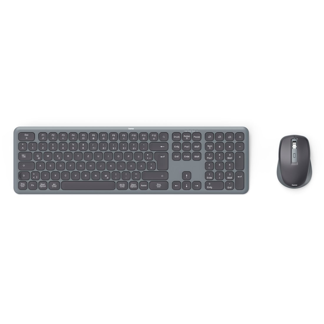 Hama Zestaw klawiatura i mysz WKM-550 Czarno-szara