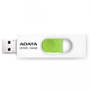 Adata Pendrive UV320 64GB USB3.2 biało-zielony
