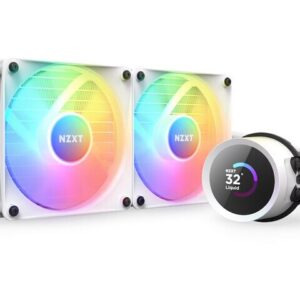 NZXT Chłodzenie wodne Kraken 240 RGB LCD Białe