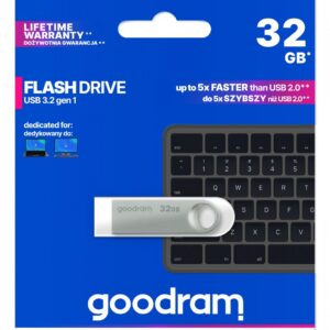 GOODRAM Pendrive UNO3 32GB USB 3.2 Gen1 srebrny