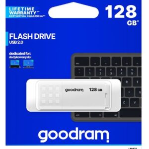 GOODRAM Pendrive UME2 128GB USB 2.0 Biały