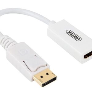 Unitek Adapter DisplayPort - HDMI 4K; Y-6332 BIAŁY