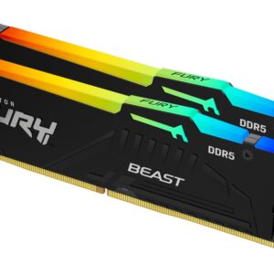 Kingston Pamięć DDR5 Fury Beast RGB 32GB(2*16GB)/5600 CL40