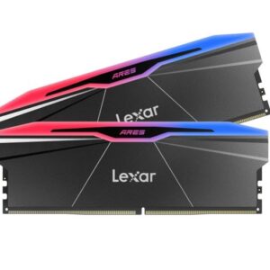 Lexar Pamięć DDR5 ARES RGB Black 32GB(2*16GB)/6000 CL28