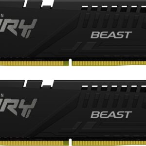 Kingston Pamięć DDR5 Fury Beast Black 64GB(2*32GB)/5600 CL36