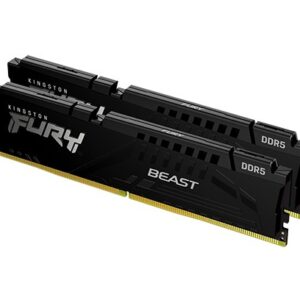 Kingston Pamięć DDR5 Fury Beast 128GB(2*64GB)/5600 CL40 czarna