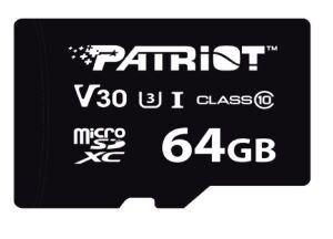 Patriot Karta MicroSDHC 64GB VX V30 C10 UHS-I U3