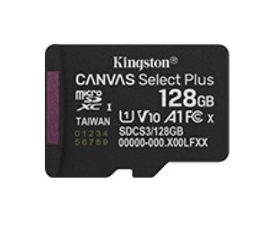 Kingston Karta pamięci microSD 128GB Canvas Select+ G3 150MB/s