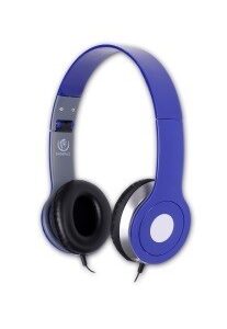 Rebeltec Stereofoniczne słuchawki z mikrofonem CITY BLUE