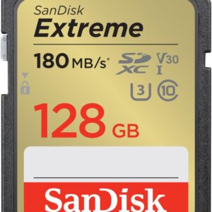 SanDisk Karta pamięci Extreme SDXC 128GB 180/90 MB/s V30 UHS-I U3