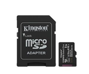 Kingston Karta pamięci microSD 1TB Canvas Select+ G3 150MB/s Adapter