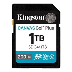 Kingston Karta SD 1TB Canvas Go Plus 200/MB/s C10 U3 V30