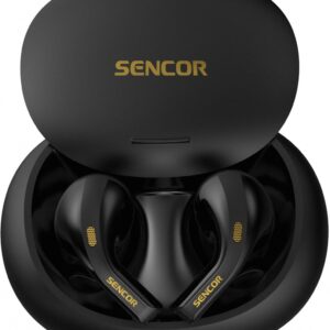 Sencor Słuchawki douszne bluetooth SEP 560BT BK, BT 5.3, czas 6h, 40mAh