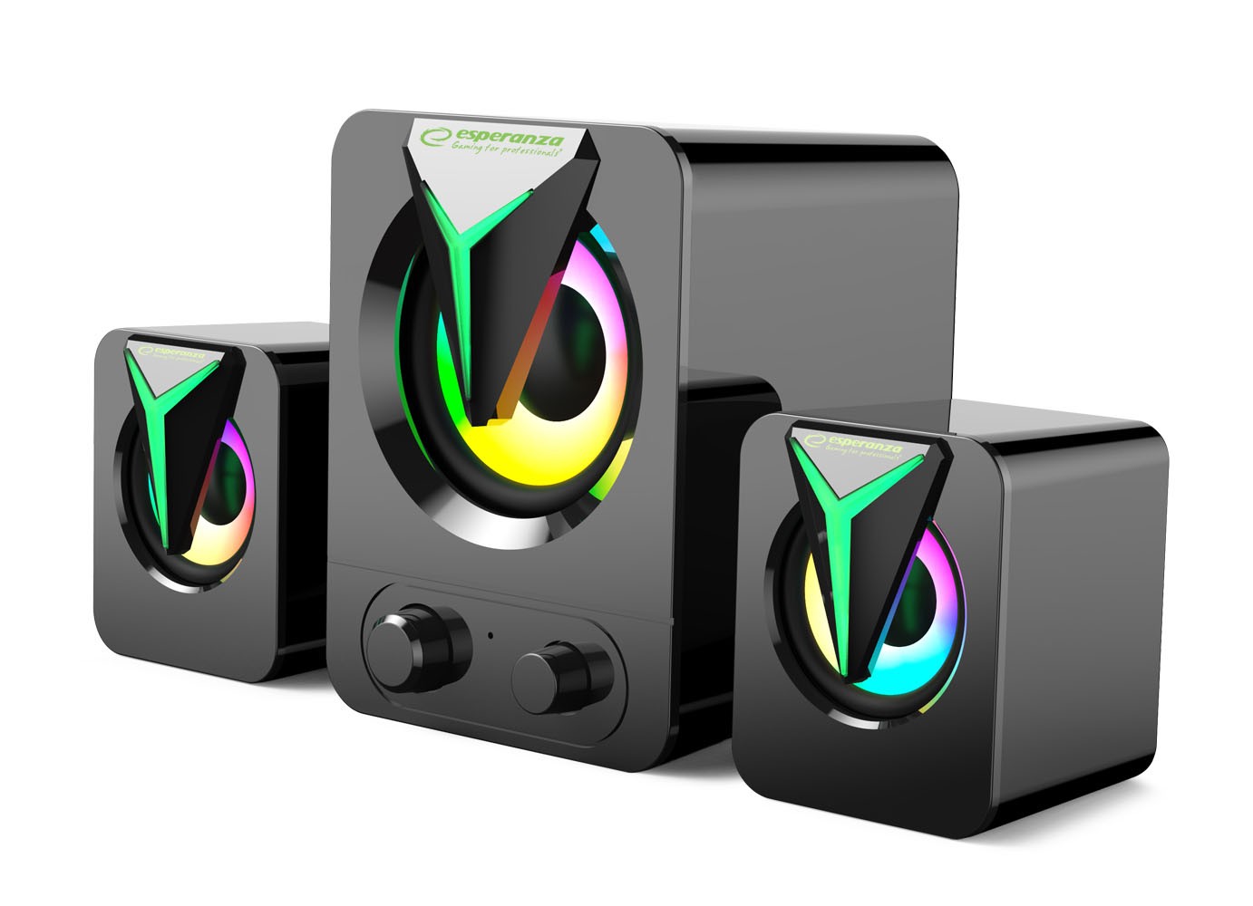 Esperanza Głośniki 2.1 USB Rainbow Soprano