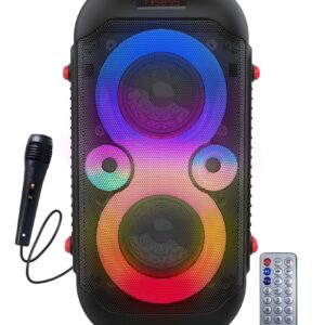 Esperanza Głośnik BT FM LED RGB RYTHM