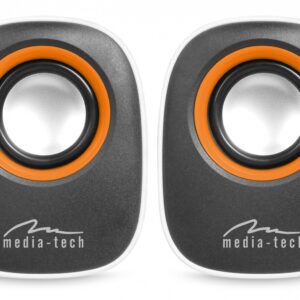 Media-Tech Głośniki IBO MT3137W Stereo/Jack 3,5/USB/RMS 6W