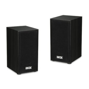 iBOX Zestaw głośników IGLSP1B (2.0; ciemne drewno)