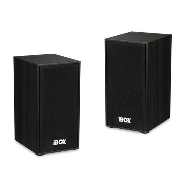 iBOX Zestaw głośników IGLSP1B (2.0; ciemne drewno)
