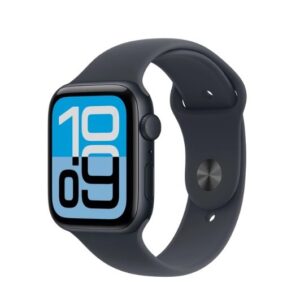 Apple Watch SE 3 GPS koperta 44 mm z aluminium w kolorze północy, pasek sportowy w kolorze północy - rozmiar S/M