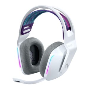 Logitech Słuchawki G733 Bezprzewodowy zestaw słuchawkowy do gier, biały