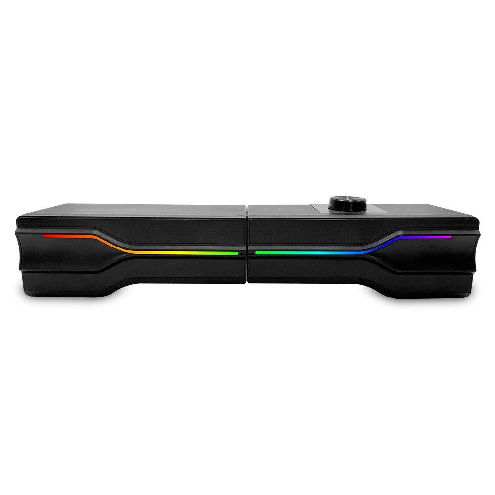 Media-Tech Głośniki soundbar z Bluetooth ARAGOR 2.0 MT3175 Gamingowe/2.0 lub soundbar/Line-in/Bluetooth 5.0/RGB/Jack 3,5/USB/RMS 8W/PMPO 320W