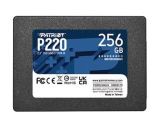 Patriot Dysk SSD 256GB P220 550/490 MB/s SATA III 2,5