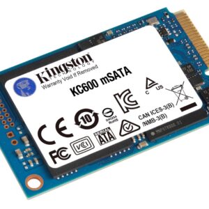 Kingston Dysk SSD SKC600 256GB mSATA 550/500 MB/s