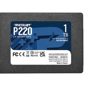 Patriot Dysk SSD 1TB P220 550/500MB/s SATA III 2.5 cala