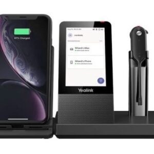 Yealink Słuchawki bezprzewodowe WH67 Dual stojak ładujący Teams Dect