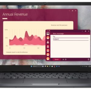 Dell Laptop Dell Pro 14 PC14250 W11P C5 120U/16GB/512GB/14.0 FHD+/INT/FgrPr/FHD/IRCam/Mic/WLAN+BT/BcklKb/3C/3YPS Magnetite color, textured finish